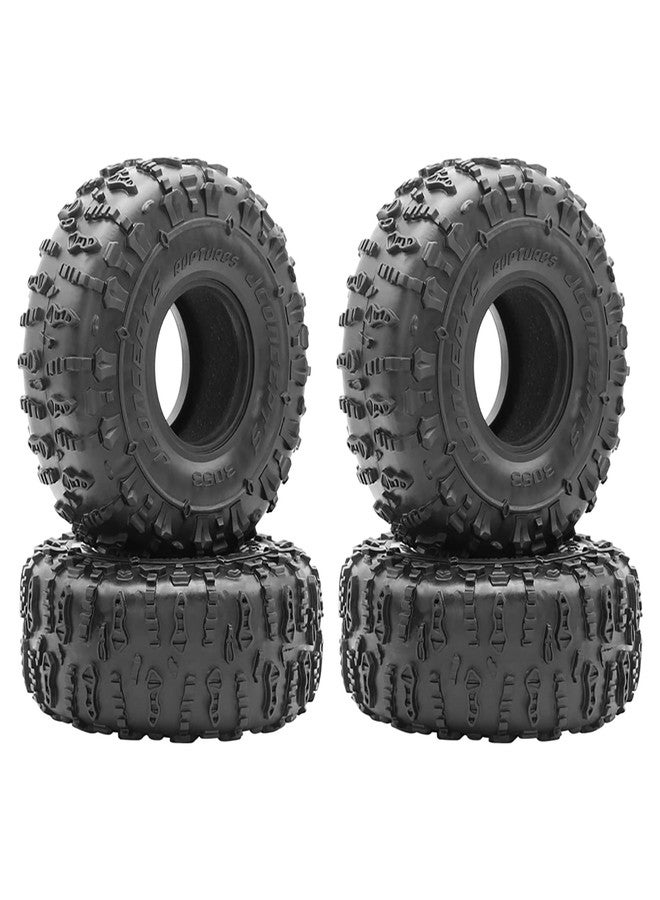 RXZIXYL Wheel Tires 1.9 Inch Rubber Tyre 120X50MM for 1/10 RC Crawler TRX4 TRX6 Axial SCX10 AXI03007 90046 BRX10 Wheel 90018 - Image 2